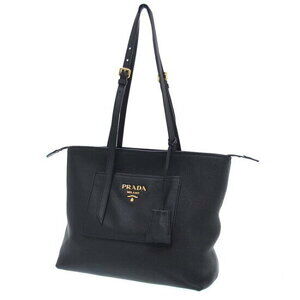 Prada Leather Shoulder Tote Bag